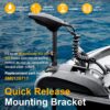 8M0120717 Xi Series Trolling Motor Quick-Release Mounting Bracket Kit for bow mounted…