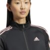 adidas Women’s Primegreen Essentials Warm-up Slim 3-Stripes Track Jacket