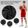Handepo 3 Pack Youth Boys Compression Shorts with Side Pockets Performance Base Layers…