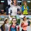 Collapsible Water Bottles 12oz, Odorless BPA-Free Silicone, Leak-Proof Foldable…