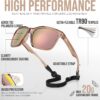 AEROX Polarized Sunglasses for Running, Cycling, Golf, and Driving – UV Protection…