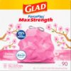 Glad ForceFlex MaxStrength Tall Kitchen Drawstring Trash Bags, 13 Gal, 90 Ct…