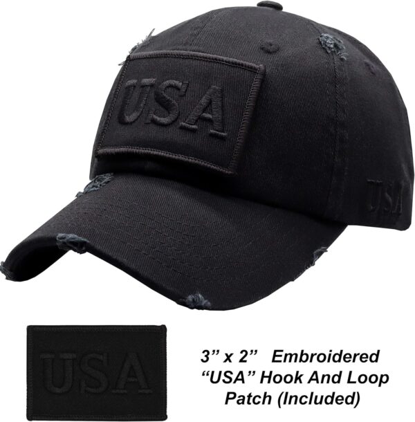 Antourage American Flag Unisex Baseball Hat for Men and Women | USA Flag Mesh Snapback…
