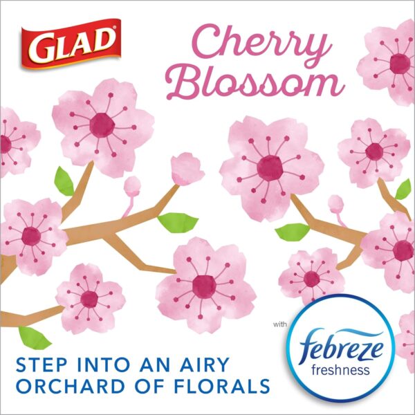 Glad ForceFlex MaxStrength Tall Kitchen Drawstring Trash Bags, 13 Gal, 90 Ct…
