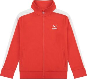 PUMA Boys’ T7 Core French Terry Track Jacket