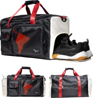 GoVivo Gym Bag with Shoe Compartment, Gym Duffle Bag for Women, Water…