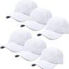 Gelante Plain Blank Baseball Caps Adjustable Back Strap Wholesale Lot 6 Pack