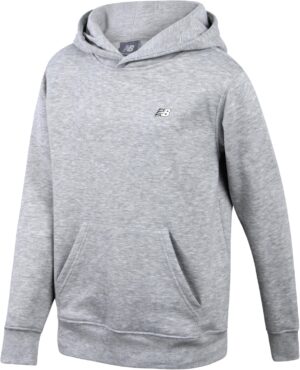 New Balance Boys’ Hoodie – Soft Cotton Blend Fleece Active Pullover Hooded Sweatshirt…