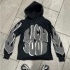 Sunwittafy Y2k Hoodie Men Women Letter Graphic Zip Up Hoodie Star Grunge Pullover…