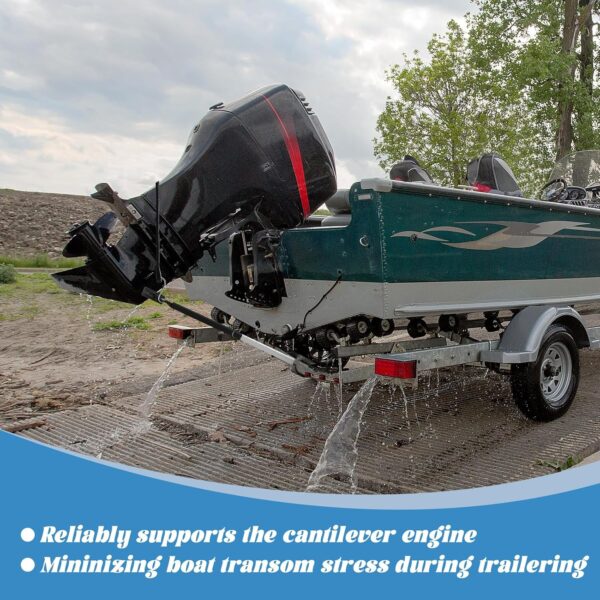 AHIER Adjustable Boat Transom Saver, Transom Savers for Outboard Motor Support,…