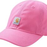 Carhartt Baby Girls' Signature Canvas Baseball Cap Hat