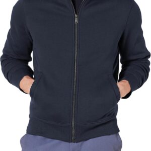 Amazon Essentials Men’s Sweatshirt, Mock Neck, Fleece Zip Up