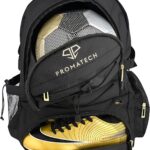 Sports Backpack, All-in-One Design for Size 5 Soccer Ball or Size 7...