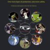 Sports Goggles Glasses – Basketball Protective Eyewear with Removable Lens and…