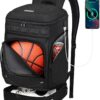 Basketball Backpack Basketball Bag Large Sports Bag with Separate Ball...