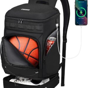 Basketball Backpack Basketball Bag Large Sports Bag with Separate Ball…