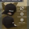 Hurley Men’s Baseball Cap – Flexfit Curve Bill Fitted Trucker Hat for Men (S-XL)