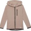 GAP Boys Fit Tech Hoodie Sweatshirt, Trigger Brown, Large US