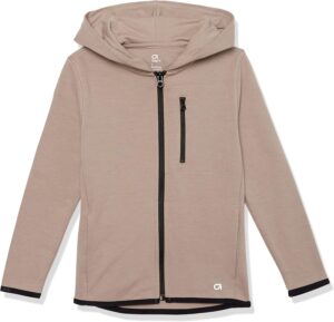 GAP Boys Fit Tech Hoodie Sweatshirt, Trigger Brown, Large US