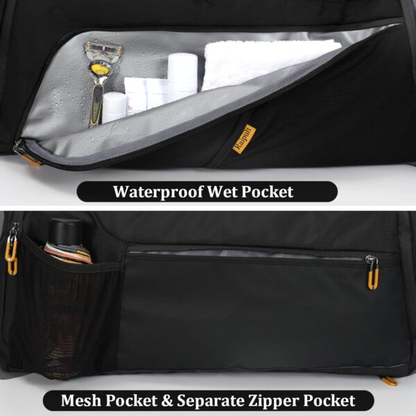 Gym Duffle Bag for Men Women, Travel Duffel Bag Backpack with Shoe…