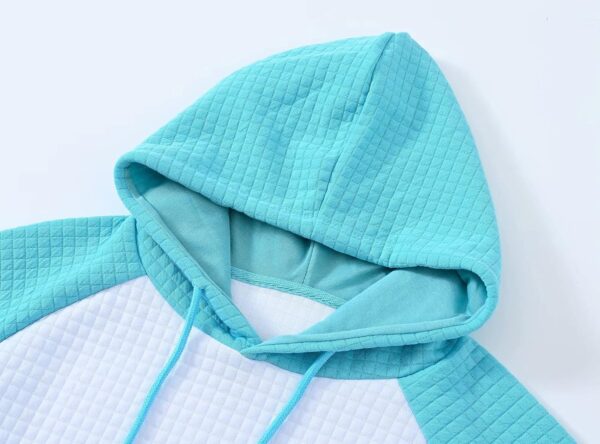 Yundobop Men’s Pullover Hoodies Plaid Jacquard Long Sleeve Drawstring Hipster Casual…