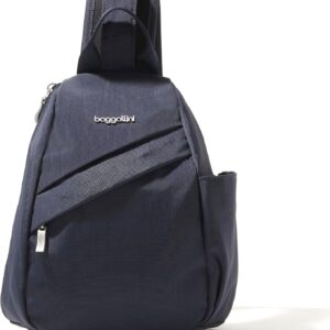 Baggallini Medium Sling Backpack – Lightweight Sling Bag with Convertible…