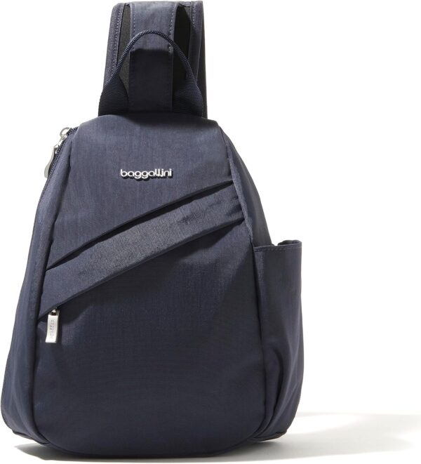 Baggallini Medium Sling Backpack – Lightweight Sling Bag with Convertible…