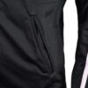 adidas Women’s Essentials Tricot 3-Stripe Full-Zip Track Jacket – Black/Pink – M