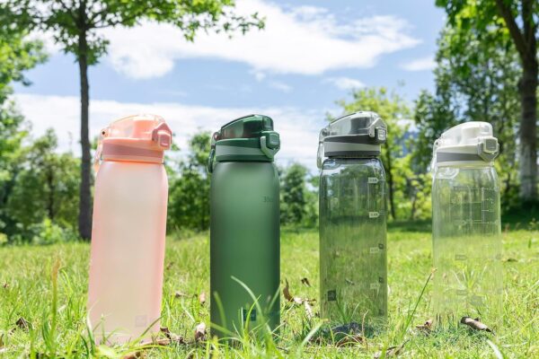 30oz Water Bottle with Time Markers and Filter, BPA Free Large Durable Portable…
