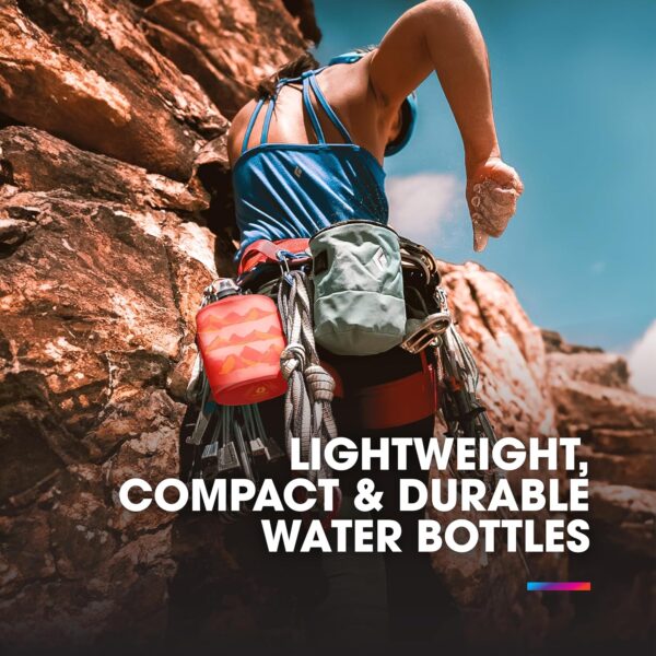 HydraPak Stow – Collapsible Backpacking Water Bottle (350ml, 500ml, 1L) – BPA Free,…