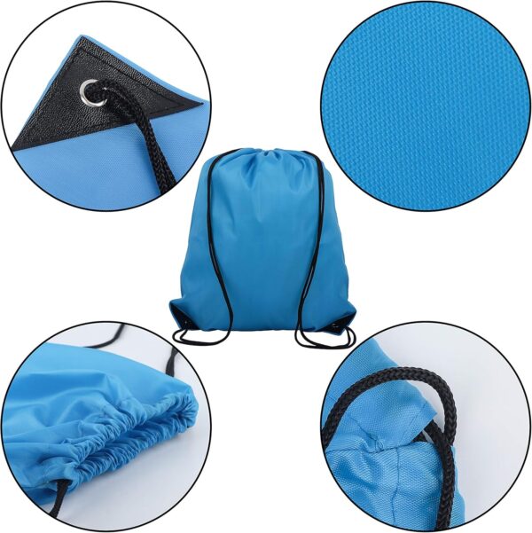 20 Colors Drawstring Backpack Bags Sack Pack Cinch Tote Sport Storage…