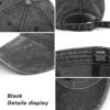 TSSGBL Vintage Cotton Washed Baseball Caps Unstructured Low Profile Adjustable…