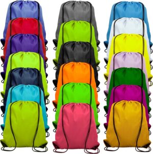 20 Colors Drawstring Backpack Bags Sack Pack Cinch Tote Sport Storage…