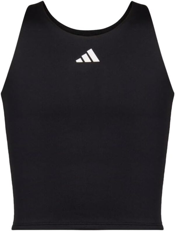 adidas Girls’ Moisture-wicking Compression Tank Sports Bra