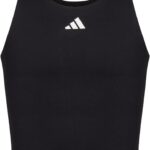 adidas Girls' Moisture-wicking Compression Tank Sports Bra