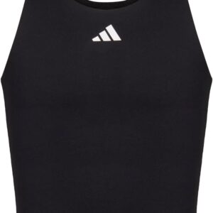adidas Girls’ Moisture-wicking Compression Tank Sports Bra