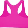 Kurve Girls Stretchy Crop Racerback Undershirt Training Sports Bra, UV…