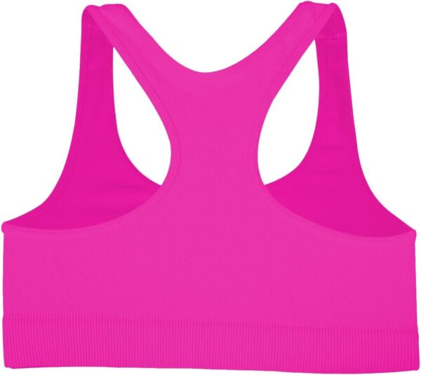 Kurve Girls Stretchy Crop Racerback Undershirt Training Sports Bra, UV…