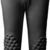 Topeter Youth Basketball Compression Pants with Knee Pads and Butt Pad, Kids 3/4 Capri…