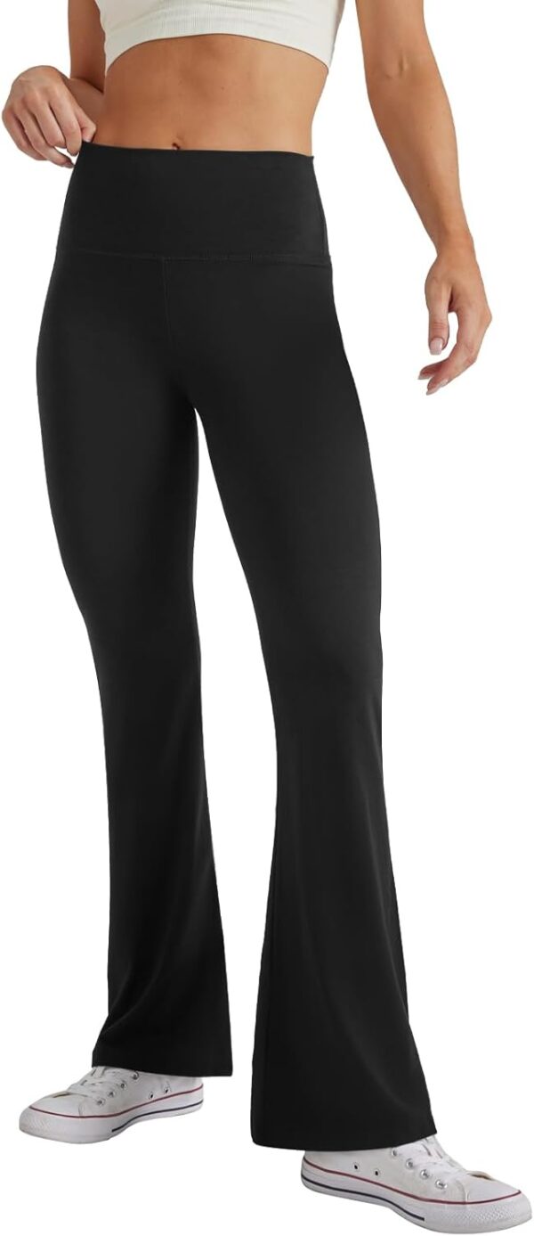 Women’s High Waist Bootcut Yoga Pants Tummy Control Workout Flare Leggings