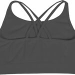 Kurve Girls Seamless Strappy Back Stretchy Crop Undershirt Bra, Made in USA