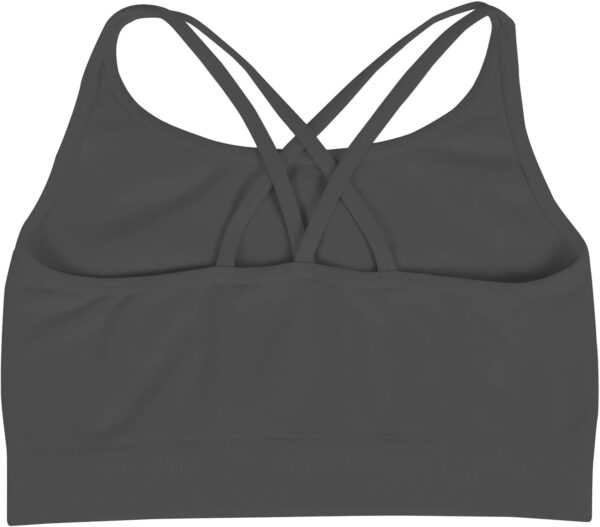 Kurve Girls Seamless Strappy Back Stretchy Crop Undershirt Bra, Made in USA