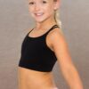 Kurve Girls Seamless Strappy Back Stretchy Crop Undershirt Bra, Made in USA