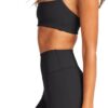 LASLULU Womens Adjustable Spaghetti Straps Sports Bra Square Neck Wireless…