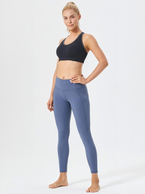 FITTIN Sports Bras Pack for Women – Padded Cross Back Support Seamless Strap…
