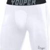 Youper Adult Athletic Supporter Underwear, Elite Compression Shorts w/Cup Pocket for...