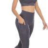 4 Pack Leggings with Pockets for Women,High Waist Tummy Control Workout Yoga…