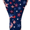 Eciodci Women’s American Flag Leggings USA 4th of July Patriotic Stripes…
