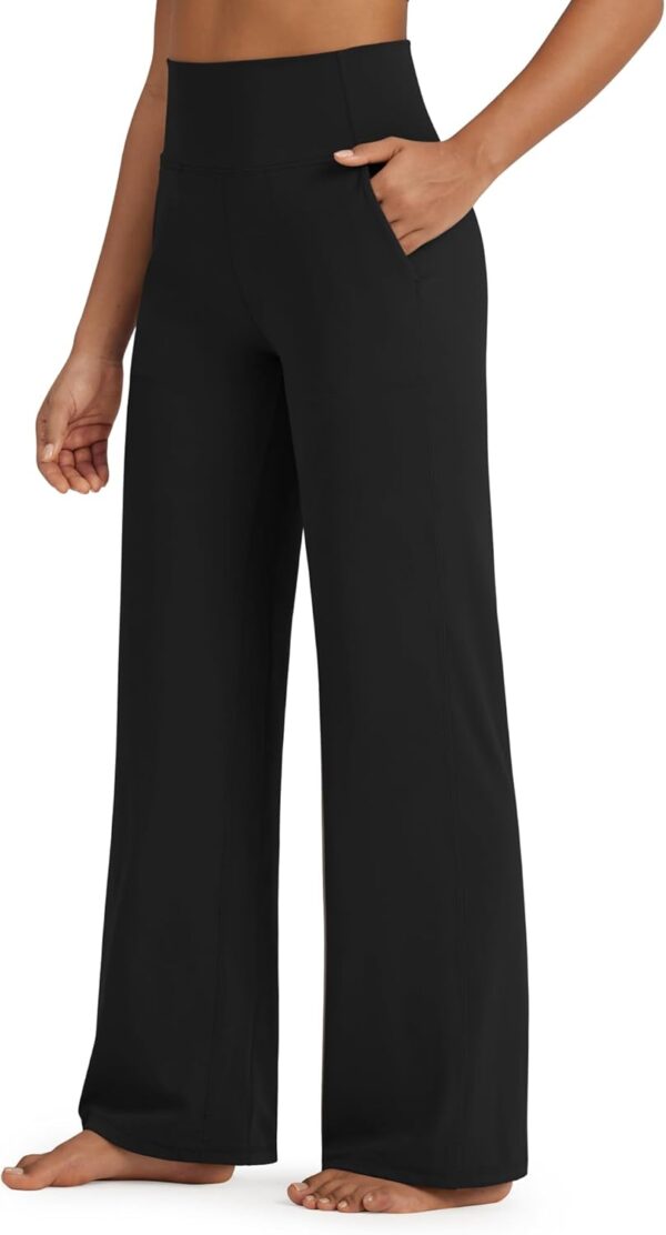G4Free BareFeel Yoga Pants Women Wide Leg Pants with Pockets High Waisted…