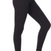 NexiEpoch High Waisted Leggings for Women - Black Tummy Control Compression...